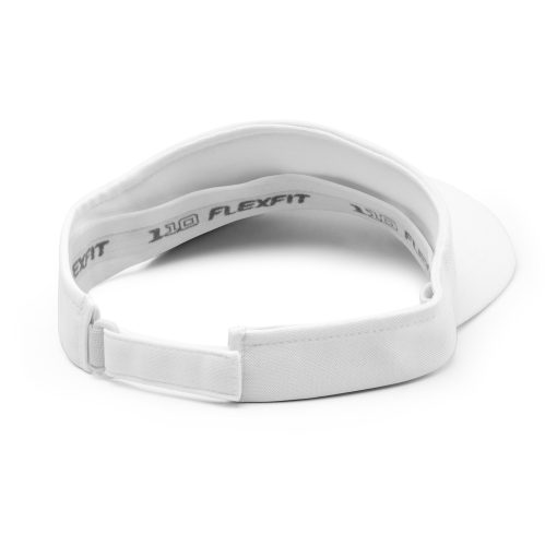 White Flexfit Visor - "I Love Pickleball" - Image 2