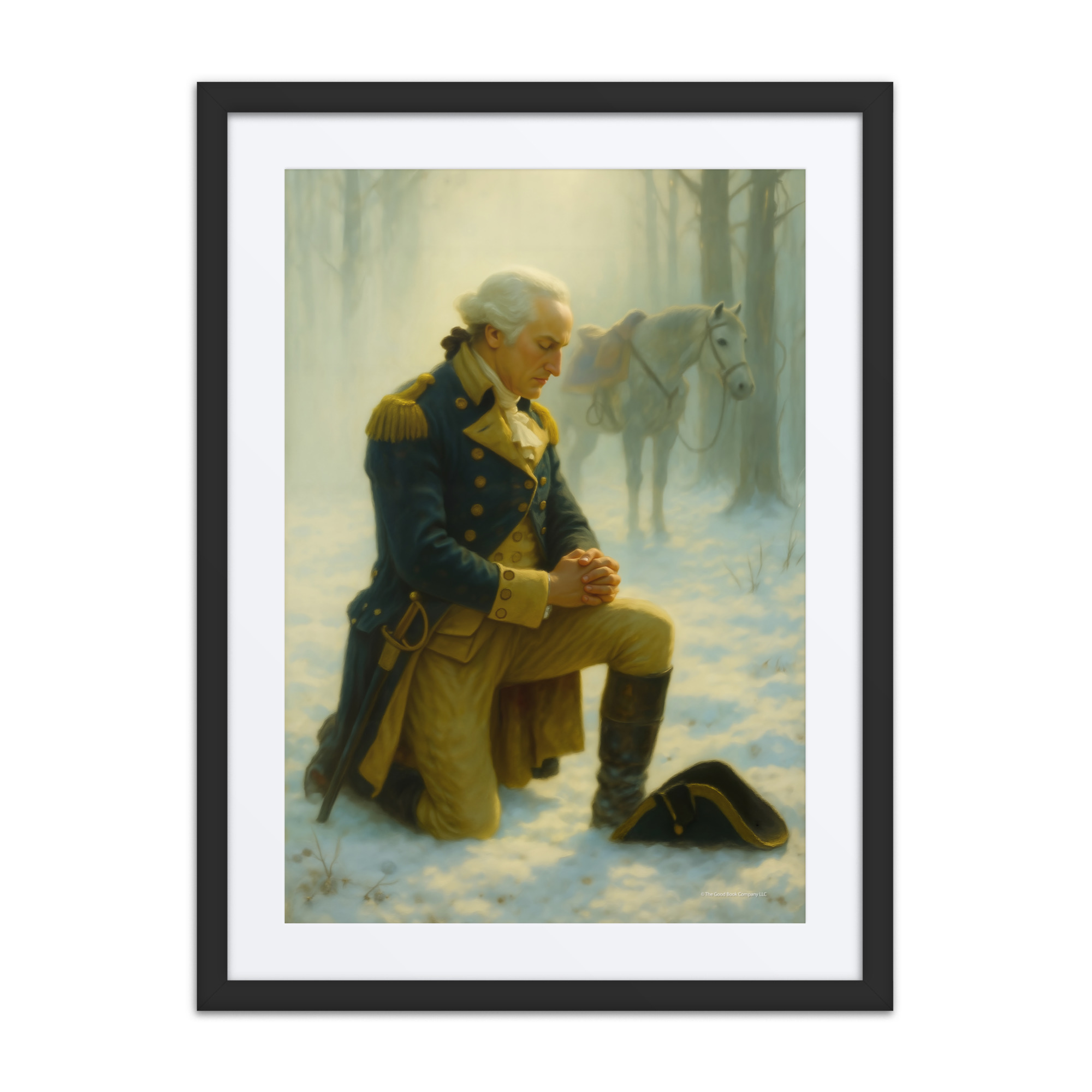 18" x 24" The Prayer at Valley Forge - Framed Print