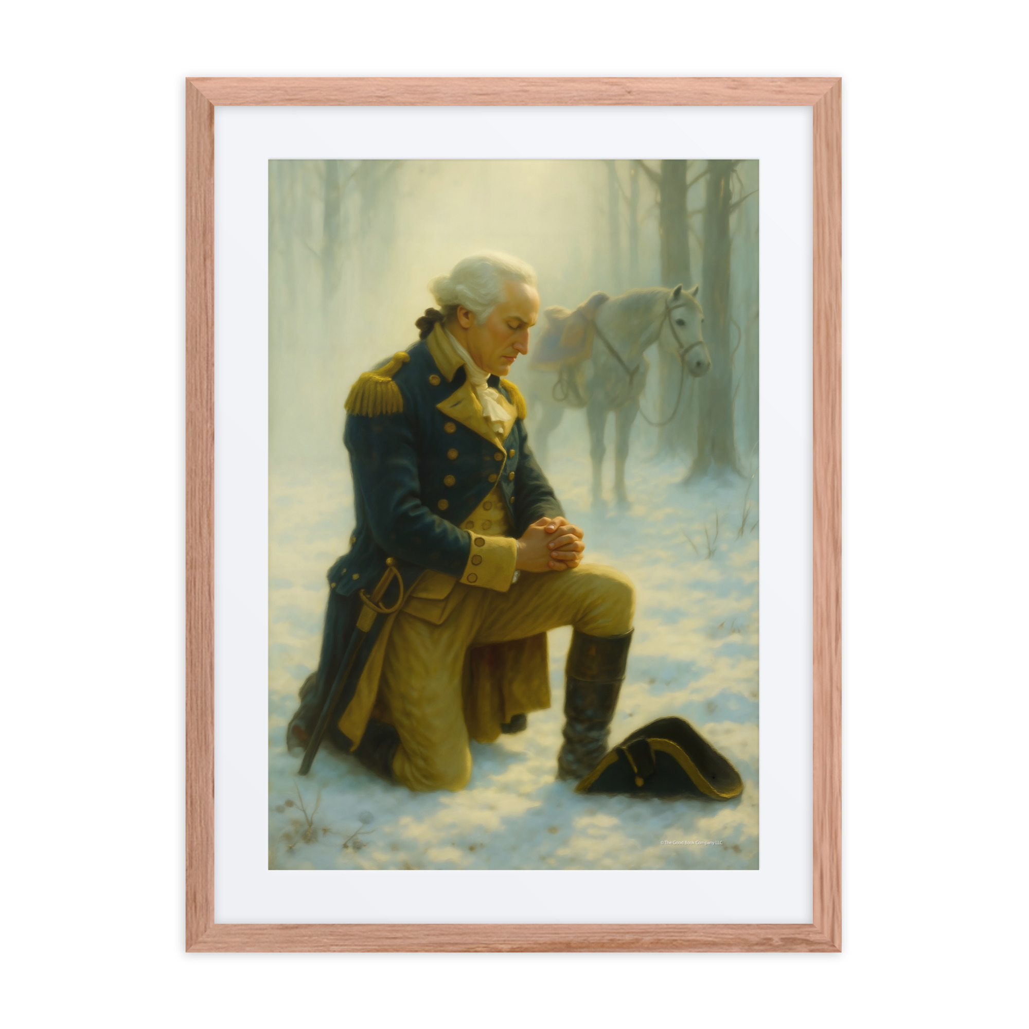 18" x 24" The Prayer at Valley Forge - Framed Print - Image 2
