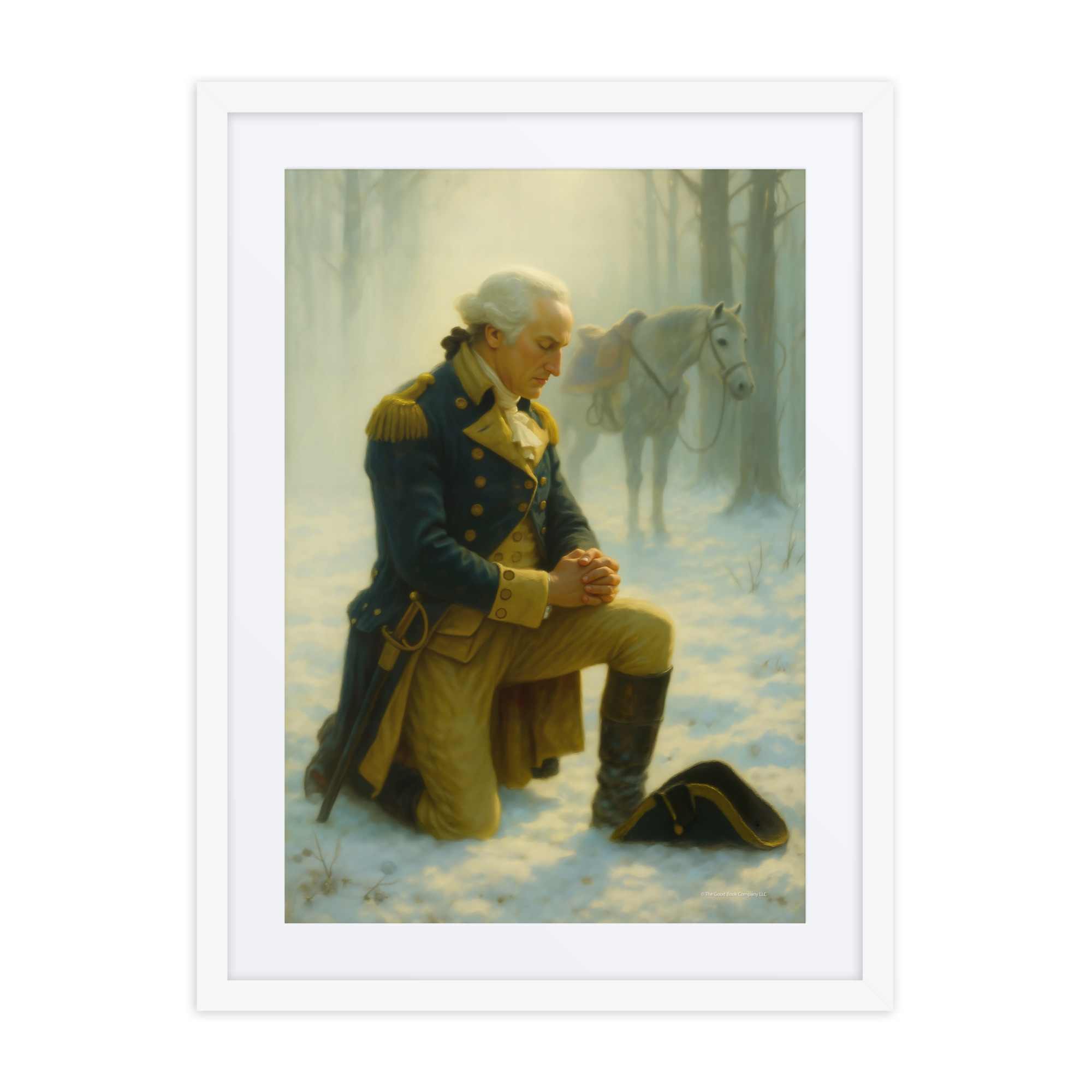 18" x 24" The Prayer at Valley Forge - Framed Print - Image 3